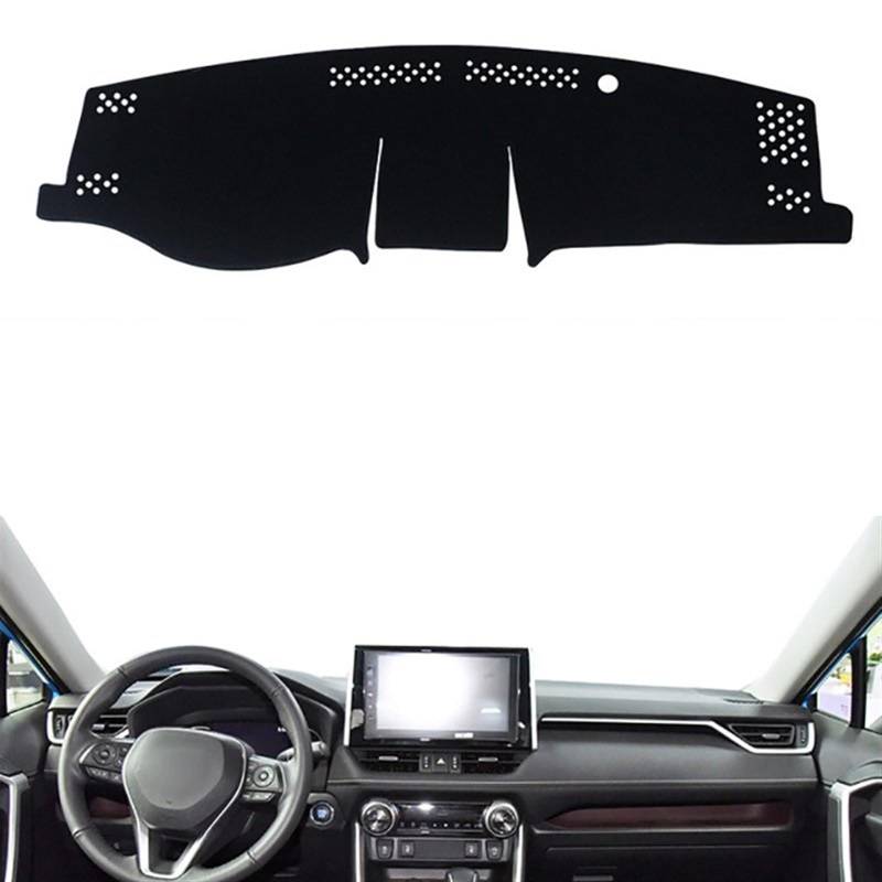 Shade Board Pad Für Toyota Für Camry 50 XV50 2012 2013 2014 2015 2016 2017 Auto Dashboard Abdeckung Sonnenschirm Pad Instrument Plattform Matte Auto Dashboard Abdeckung(LHD Black Side) von BOHHO