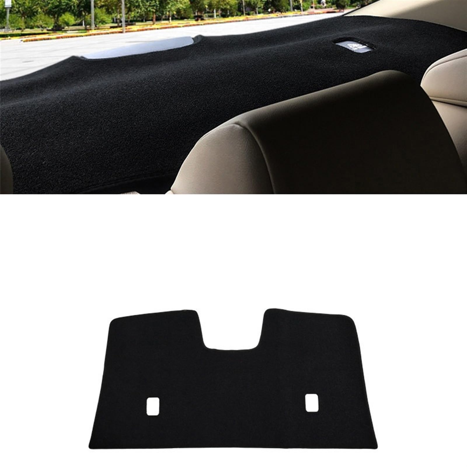 Shade Board Pad Für Toyota Für Camry XV50 XV70 2012-2022 2023 Auto Dashboard Vermeiden Licht Pads Instrument Plattform Schreibtisch Abdeckung Matten Teppiche Auto Dashboard Abdeckung(18-23 Rear Black) von BOHHO