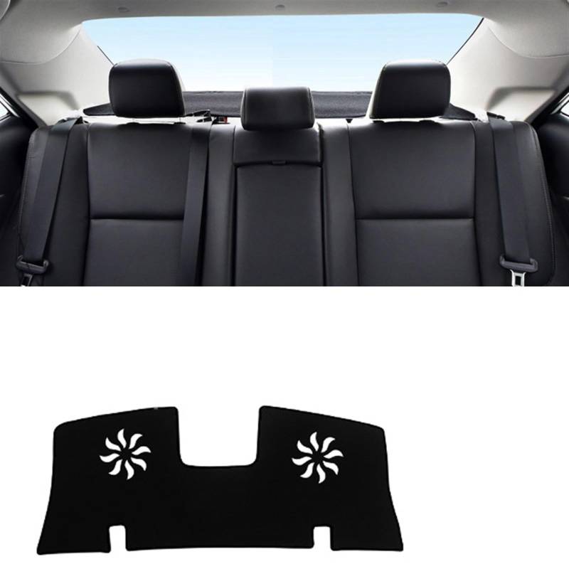 Shade Board Pad Für Toyota Für Corolla E150 E180 2006-2017 2018 Auto-Armaturenbrett-Lichtpads Vermeiden Instrumentenplattform Schreibtisch-Abdeckungsmatten Auto Dashboard Abdeckung(14-18 Rear Black) von BOHHO