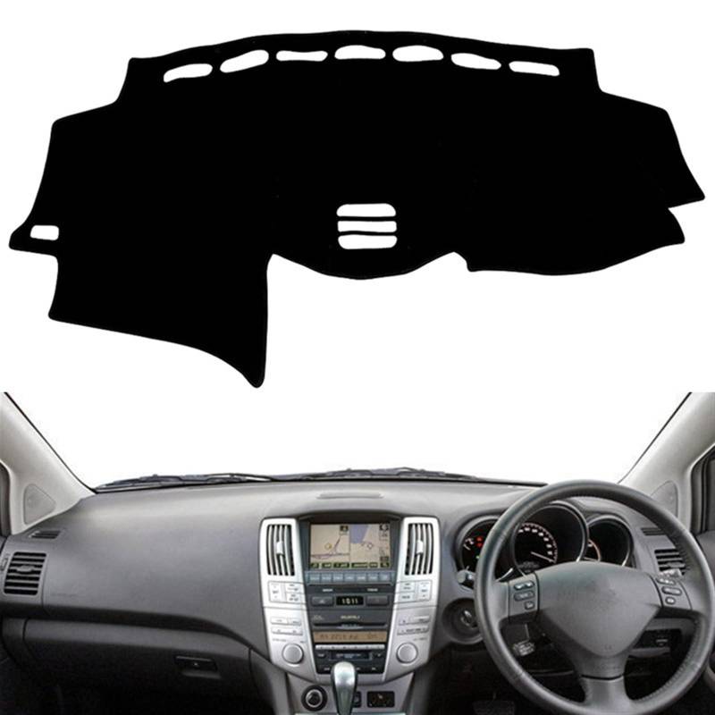 Shade Board Pad Für Toyota Für Harrier XU30 2004 2005 2006 2007 2008 2009 2010 2011 2012 2013 Auto Dashboard Abdeckung Dash Matte Sonnenschirm Pad Teppich Teppich Auto Dashboard Abdeckung(Black(Red Ed von BOHHO