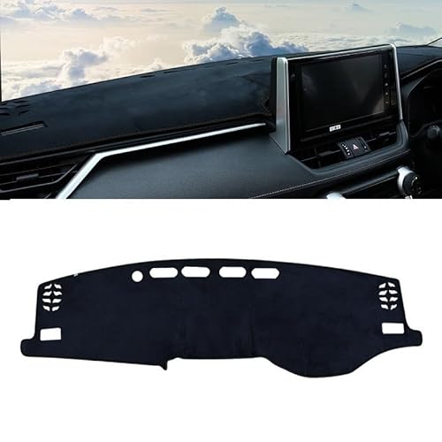 Shade Board Pad Für Toyota Für RAV4 XA50 2019 2020 2021 2022 2023 2024 Für RAV 4 Hybrid Auto Dashboard Abdeckung Dash Matte Sonnenschutz Pad Auto Dashboard Abdeckung(A Black Side RHD) von BOHHO