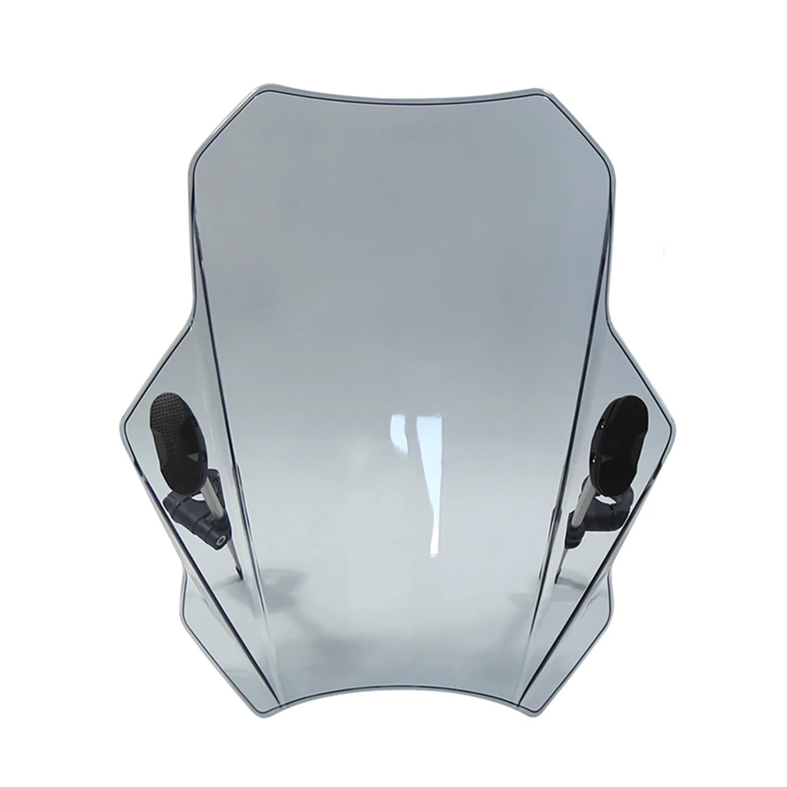 Spoiler Windschutzscheibe Motorrad Vorne Für SVARTPILEN 401 Universal Motorrad Windschutzscheibe Windschutzscheibenabdeckungen Bildschirm Rauch Objektiv Motorräder Deflektor Motor Windabweise(Light von BOHHO