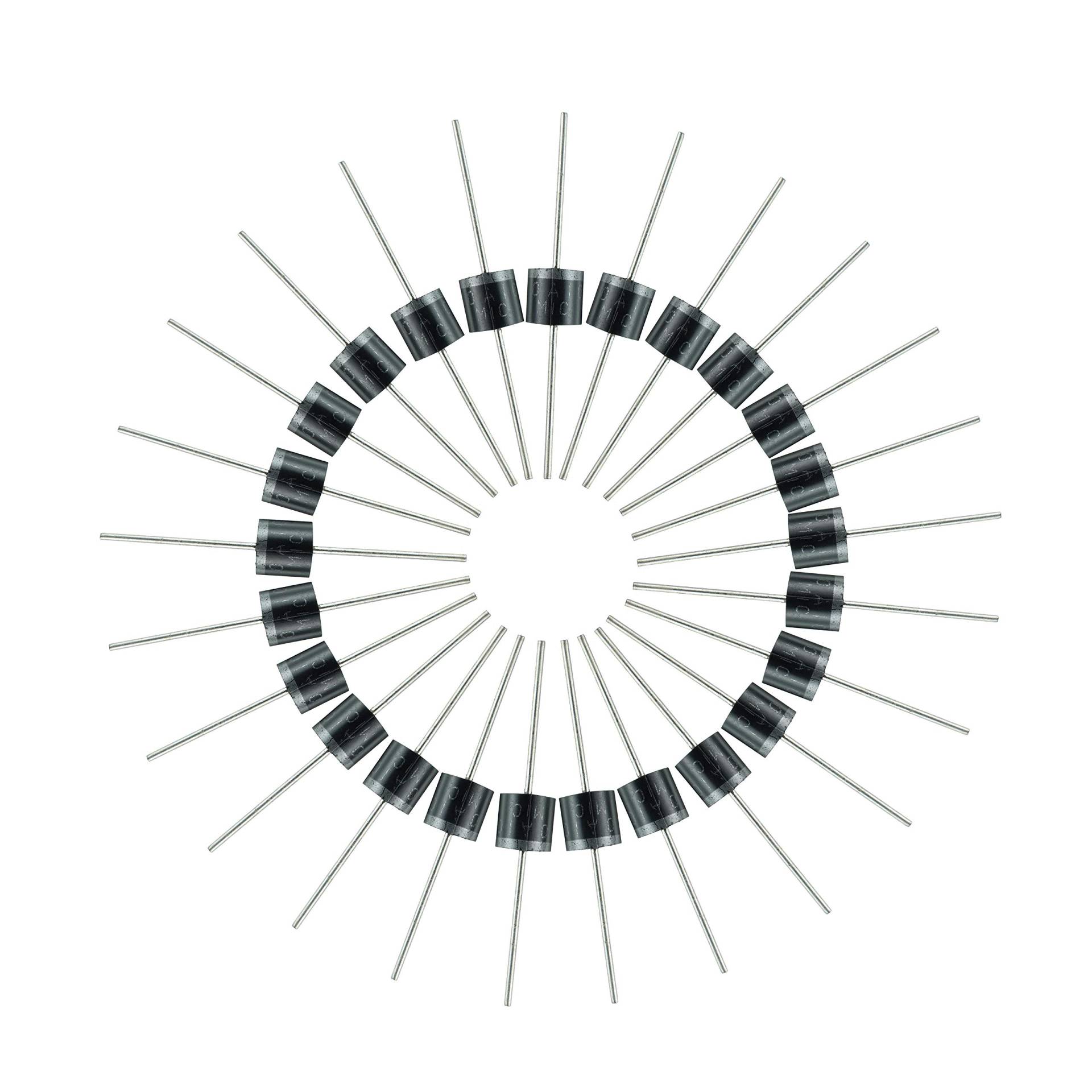 BOJACK 10A10 Gleichrichter dioden 10A 1000V Axial 10A10 10 Amp 1000 Volt Elektronische Silizium dioden (Packung mit 20 Stück) von BOJACK