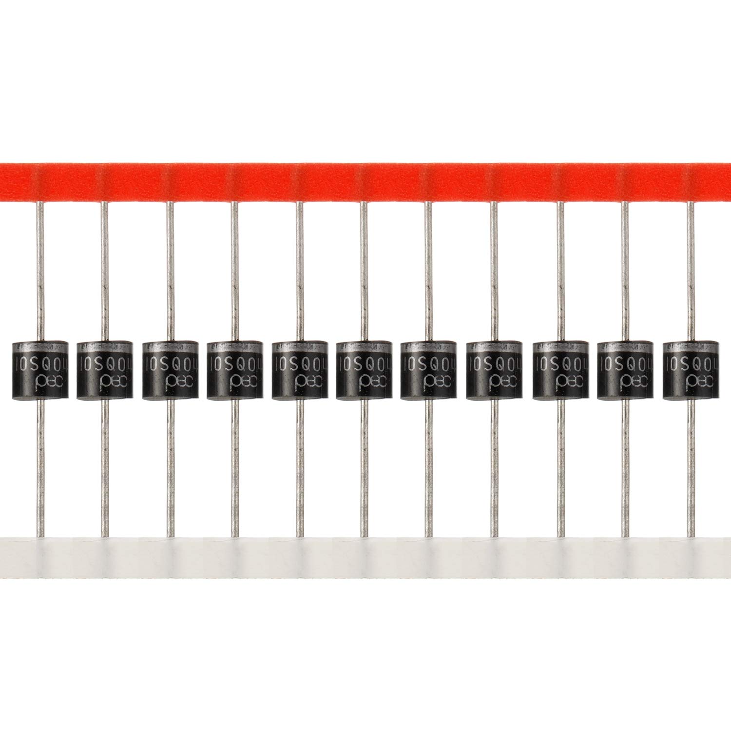 BOJACK schottky dioden 10SQ045 (10A 45V) axial 10SQ045 (10 Amp 45 Volt) für solarpanel serien parallele reflow schutzdiode (Packung mit 20 Stück) von BOJACK