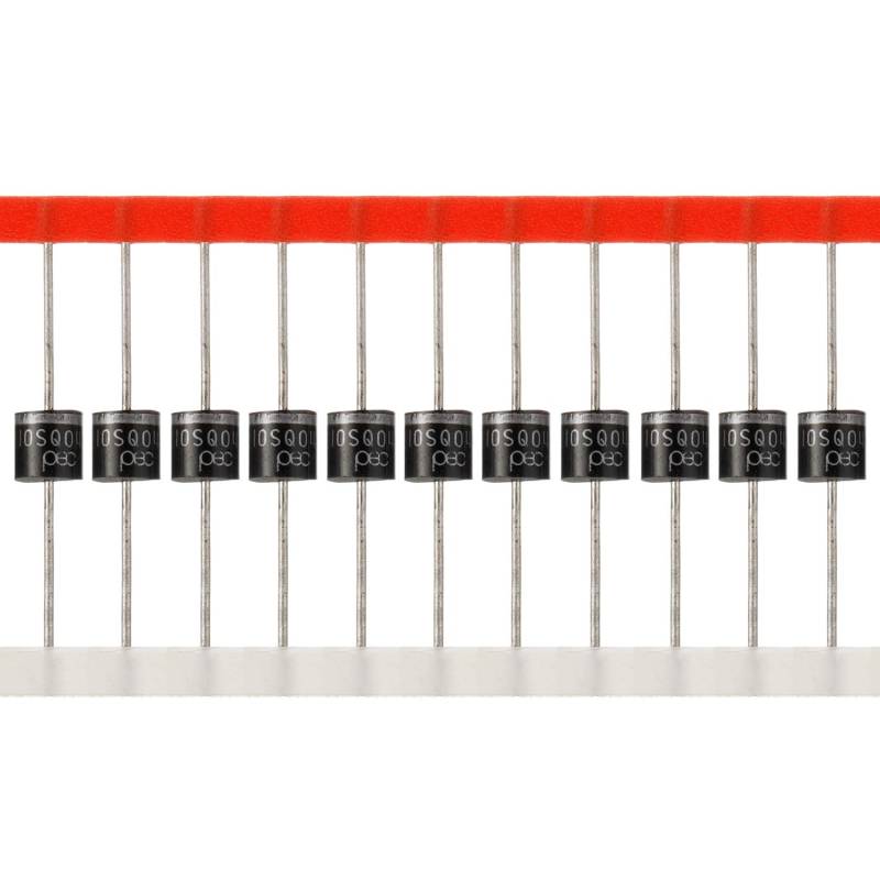 BOJACK schottky dioden 10SQ045 (10A 45V) axial 10SQ045 (10 Amp 45 Volt) für solarpanel serien parallele reflow schutzdiode (Packung mit 20 Stück) von BOJACK