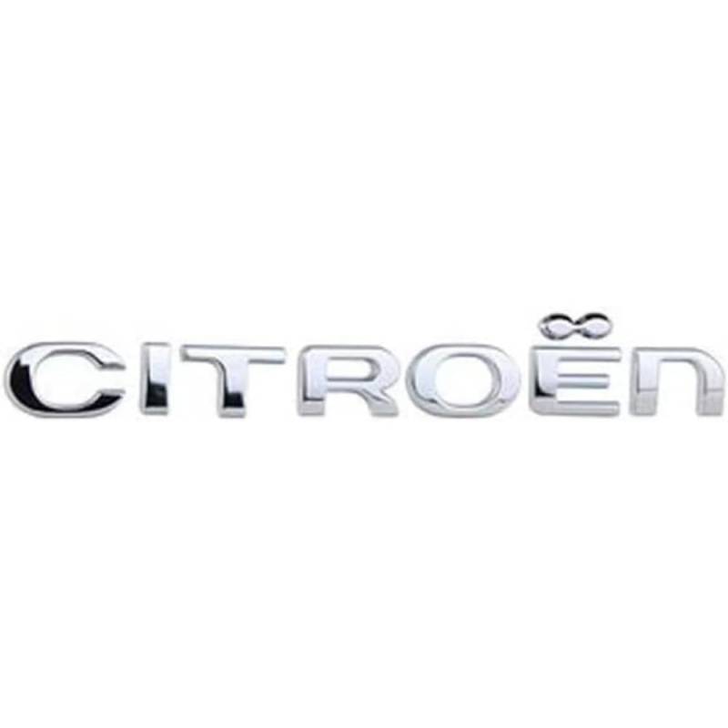 Emblem Auto Aufkleber, für Citroen C1 C2 C3 C4 C5 C6 C8 C4L Metall-Emblem-Aufkleber Buchstaben Emblem-Schild Buchstaben Abzeichen-Zubehör von BOJOUL