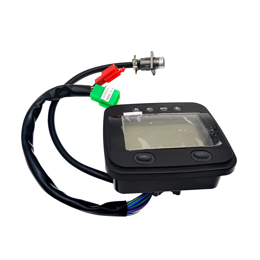 BOLAXHCA 1 Stück LCD-Tachometer, Euro-Standard-Drehzahlmesser, Neues 30101G, Autozubehör für Linhai 300 300 Cc D300 G300 ATV UTV GO von BOLAXHCA