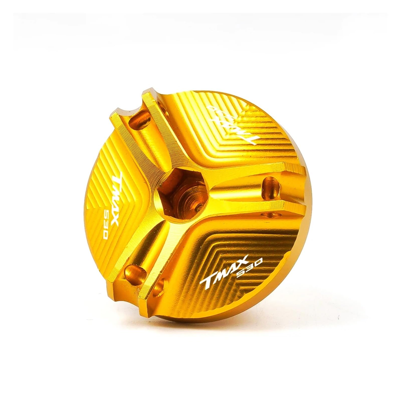 Abdeckungen für den Hydrauliktopf der Vorder- und Für TMAX 530 SX DX 2012-2019 2018 Motorradzubehör Bremsflüssigkeitsbehälter Tankdeckel Bremspumpendeckel(Oil Filler Cap-Gold) von BOLNEY