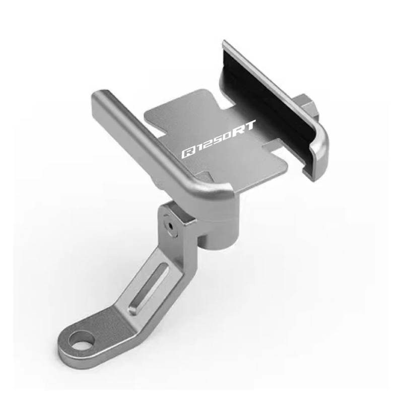 BOLNEY Lenker Telefon Halter Rückspiegel Halter Für BW@&M R1250RT R 1250RT R1250 RT 2018-2020 Zubehör Motorradlenker Handyhalter GPS-Ständerhalterung(Mirror Holder Silver) von BOLNEY