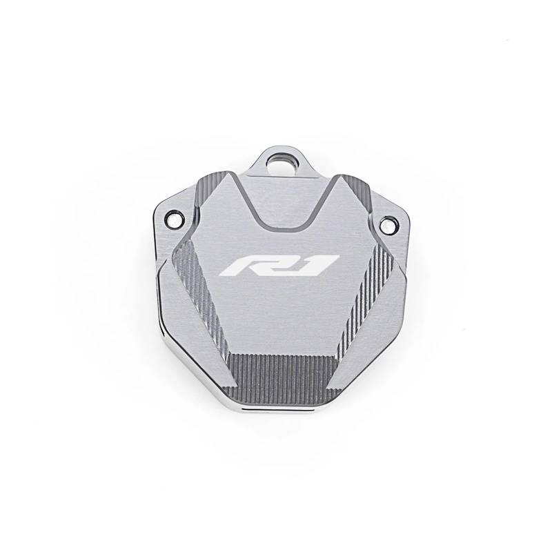 schlüsselanhänger motorrad,schlüsselanhänger,duke Für YAMA&HA YZF R9 R1 R3 R6 R7 YZFR1 YZFR3 YZFR6 YZFR7 YZFR9 2024 2025 CNC-Aluminium-Motorradschlüsselgehäuse, Schlüsselgehäuse, Schlüsselring(R1-Grey von BOLNEY