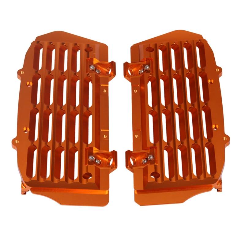 BOMXAN Motorrad Kühlergrillschutz Für Husqvarna TC125 FC FX 250 350 450 2016 Motorrad Kühlergrill Kernkühler Modell Kompatibler Kühler(Orange) von BOMXAN