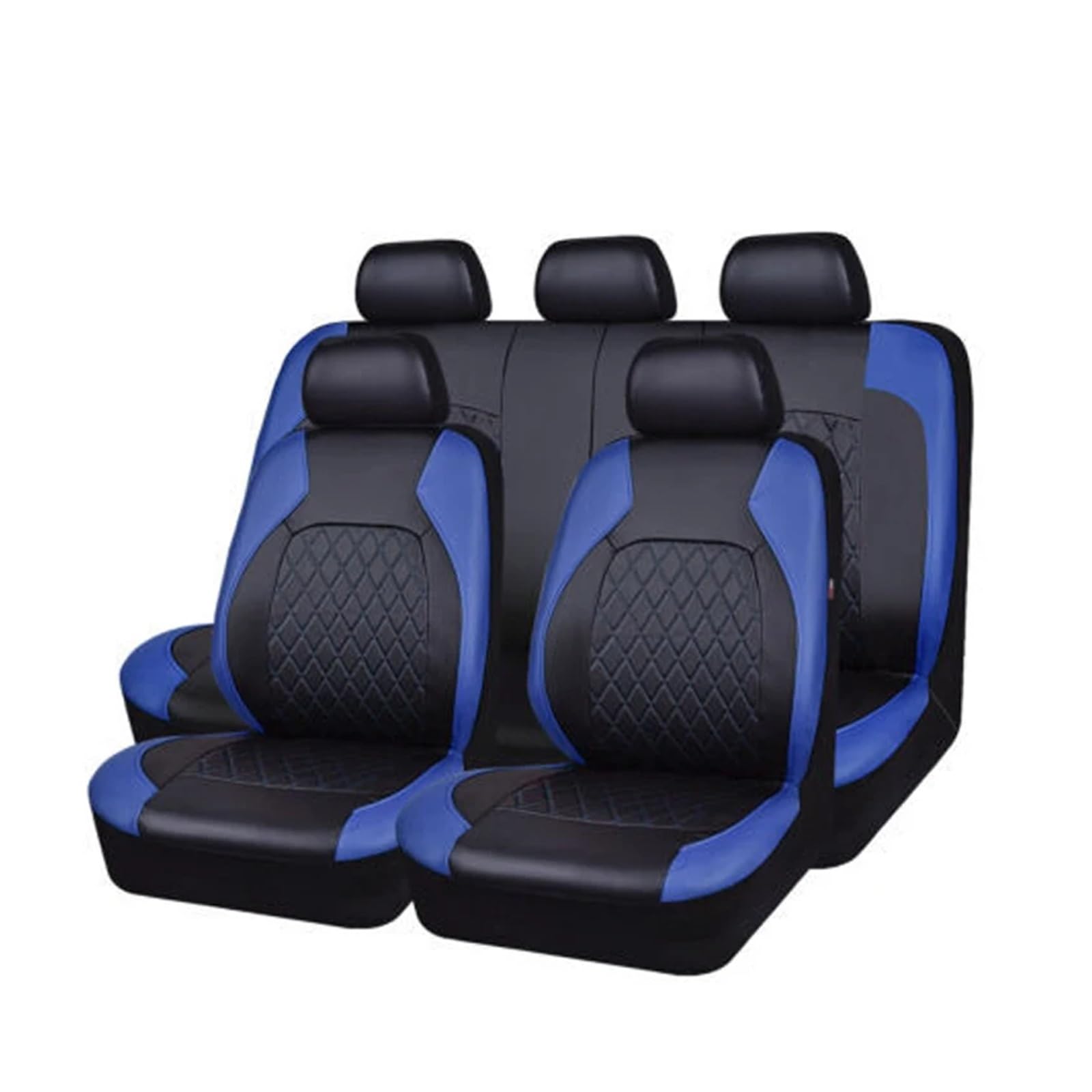 BONNYT Autositzbezüge Für Chevrolet Für Onix Für Sail Für Sonic Für Aveo/Universal Autositzbezug/Autozubehör Sitzbezüge Auto(Style5 5pcs) von BONNYT