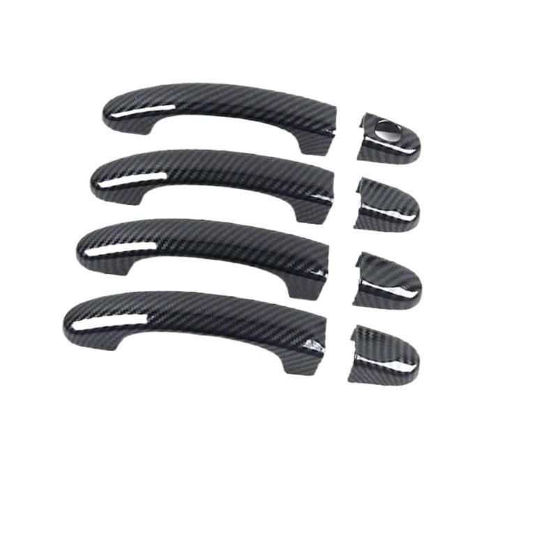 Türgriff Außentürgriff Für VW Für Touran 1T MK1 2003~2015 Chrom Türgriff Abdeckung Trim Kratzfest 4PC Auto Styling Autotürgriff außen (Farbe : Carbon Fiber 4pcs) von BONNYT