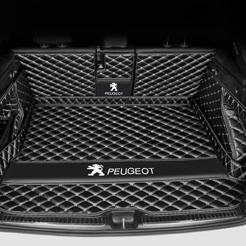 Auto Kofferraummatten, für Peugeot 508 SW 2018-2023 wasserdichte Strapazierfähigen rutschfeste Schutzfrachtmatte Auto Zubehör,A von BONOOL