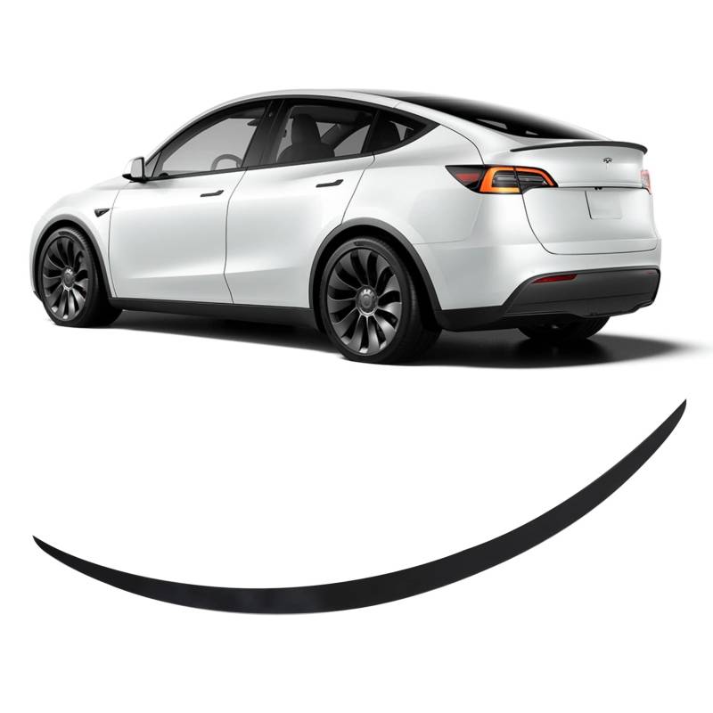 BONRYAN Geeignet für Tesla Model Y Spoiler Original Heckspoiler Flügel Lippe Matt Schwarz für 2020 2021 2022 Tesla Model Y Zubehör von BONRYAN