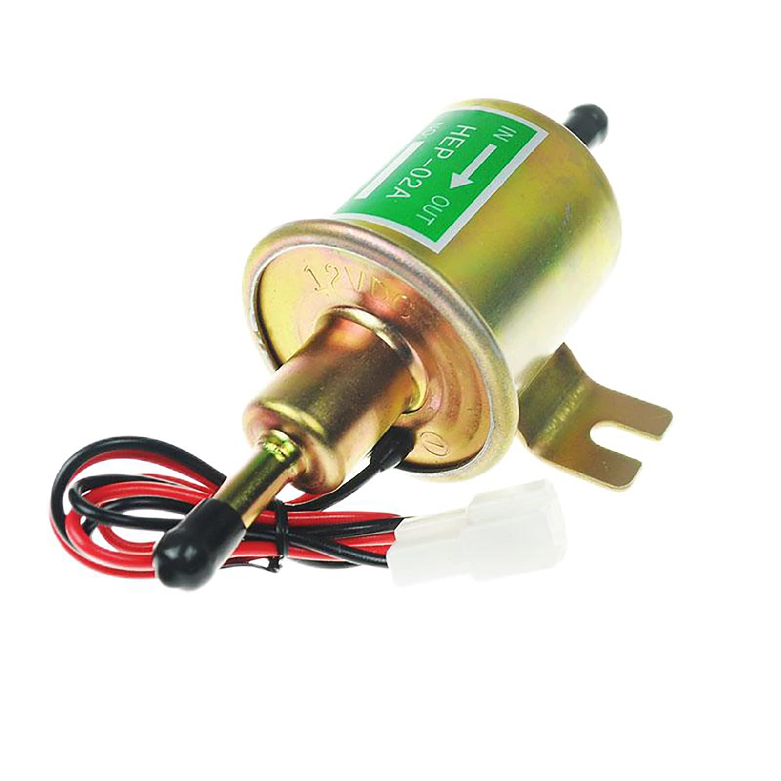 BONRYAN Universal 12 V Kraftstoffpumpe, Dieselpumpe, Benzinpumpe, elektrische Baumaschinen HEP-02A (Goldene) von BONRYAN