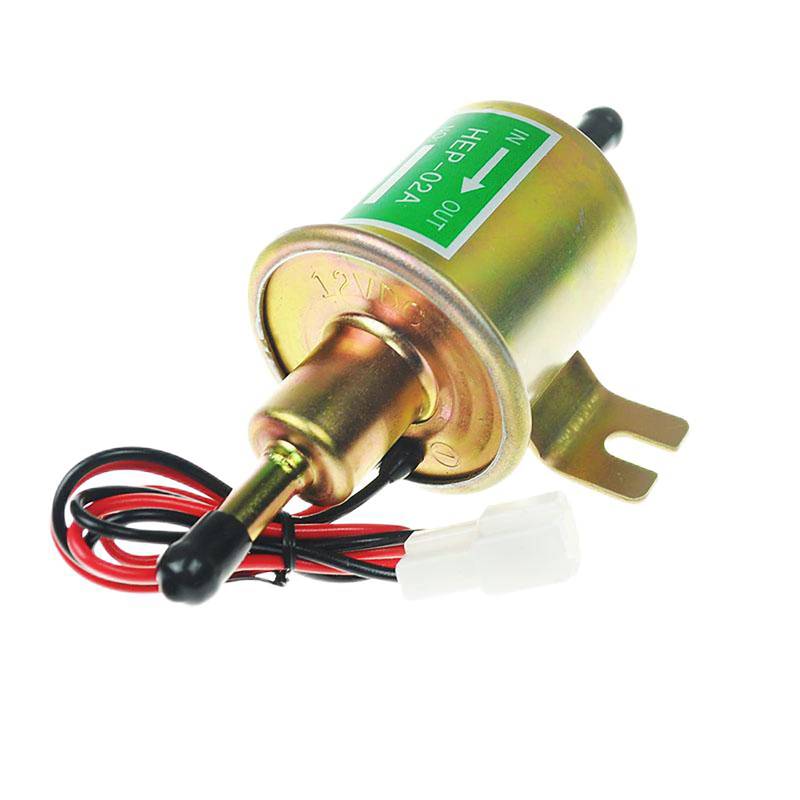 BONRYAN Universal 12 V Kraftstoffpumpe, Dieselpumpe, Benzinpumpe, elektrische Baumaschinen HEP-02A (Goldene) von BONRYAN