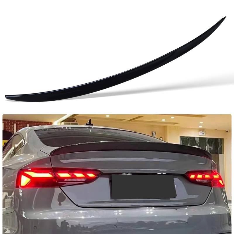 BONRYAN Geeignet für Stoßstangenschutz Spoiler Heckspoiler schwarz glänzend für A5 B8/B8.5 Spoiler Protector Lip Zubehör von BONRYAN