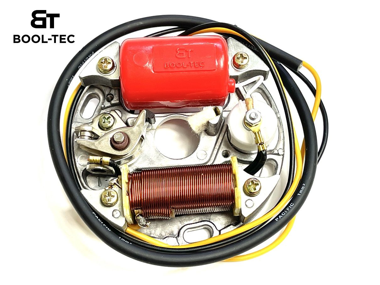 1A Qualitäts HQ - Zündung 6V 17W Ankerplatte Grundplatte Spule Unterbrecher K... von BOOL-tec