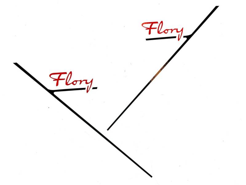 2 x Kreidler Flory MF Tankaufkleber links und rechts von BOOL-tec