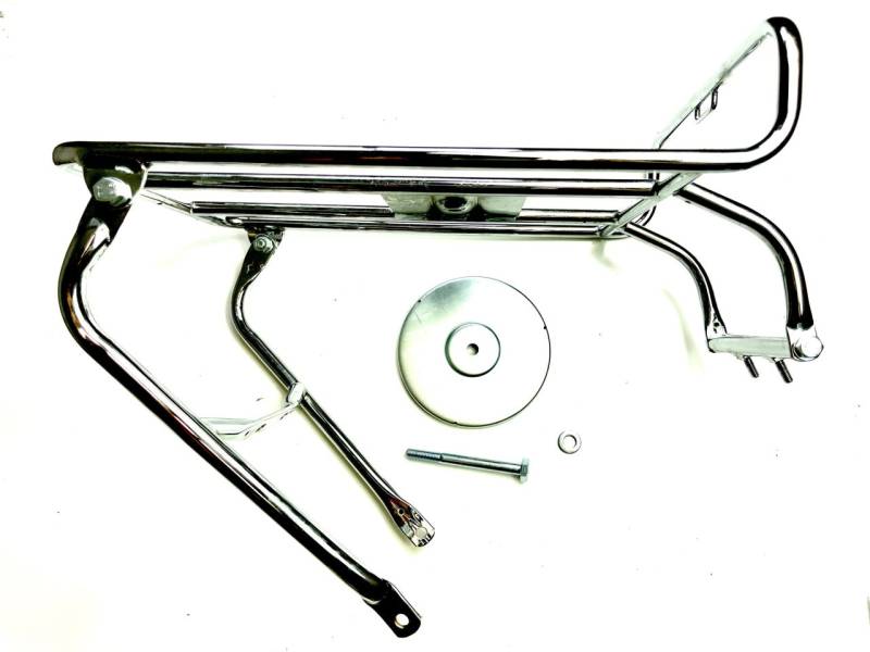 Gepäckträger chrom passend für Zündapp R 50 Roller Typ 561 RS50 Reserveradhalter von BOOL-tec