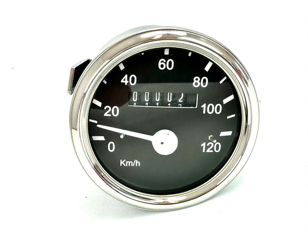 Tacho groß 60mm VDO Anschluß Tachometer 120km/h Moped Mokick Motorrad von BOOL-tec