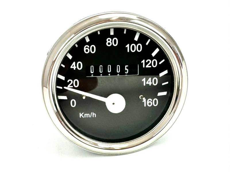 Tacho groß 60mm VDO Anschluß Tachometer 160km/h Moped Mokick Motorrad von BOOL-tec