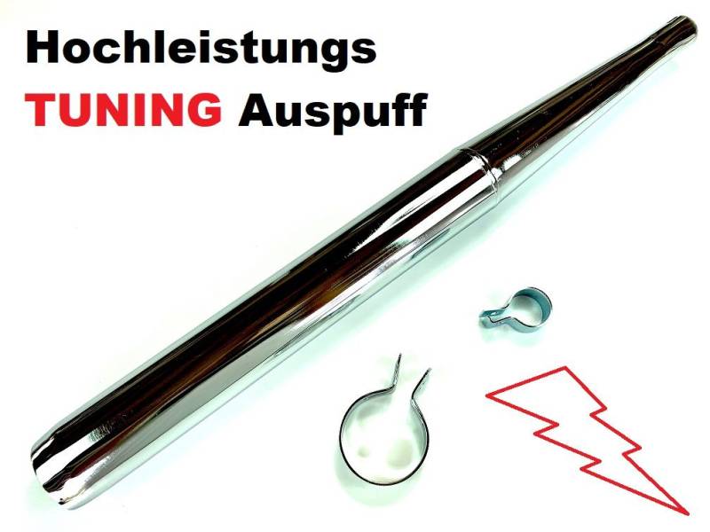 Zauberflöte Hochleistungs TUNING Auspuff für Hercules Prima 2 3 4 5 von BOOL-tec