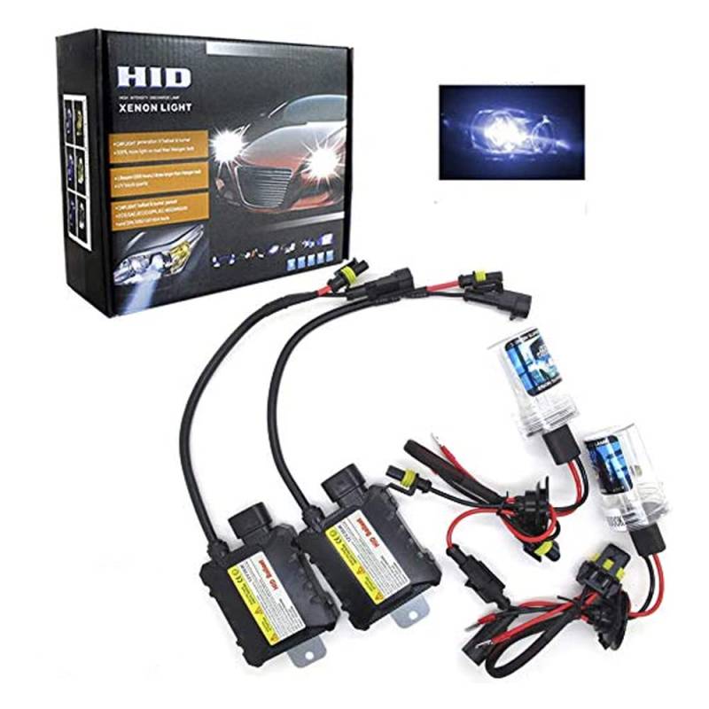 BOOMBOOST HID Xenon-Brenner kit H4 Xenon-Licht Ballasts Entladungslampe Schlank HID Lampen Scheinwerfer Nachrüstsatz Set Schnellstart Ersatzlampen 12V 55W 12000K von BOOMBOOST