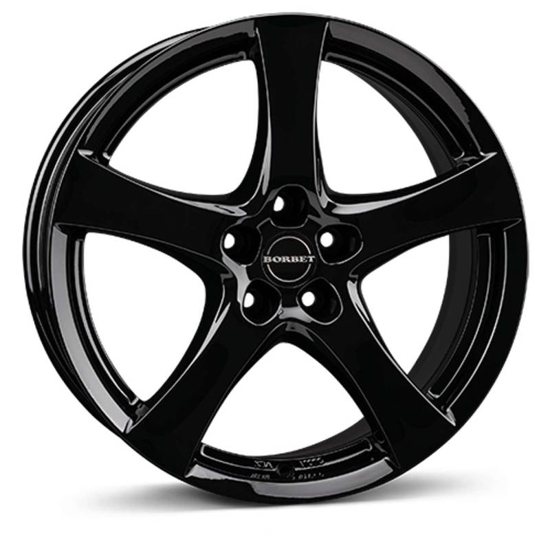 BORBET DESIGN F schwarz glänzend 6.0Jx15 4x108 ET40 von BORBET