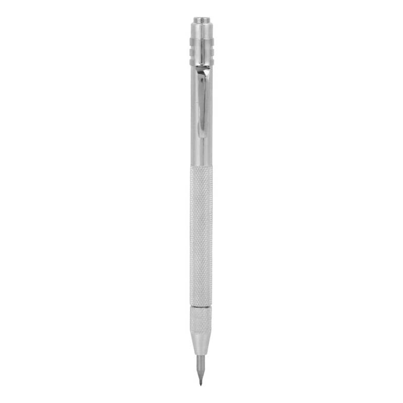 Ceramic Scriber Metal Strong Magnetic Scribe Pen mit Clip Gerändelter Aluminiumgriff Wolframkarbidspitze für Metall-, Keramik- und Glasgravur-Handwerkzeuge von BORDSTRACT