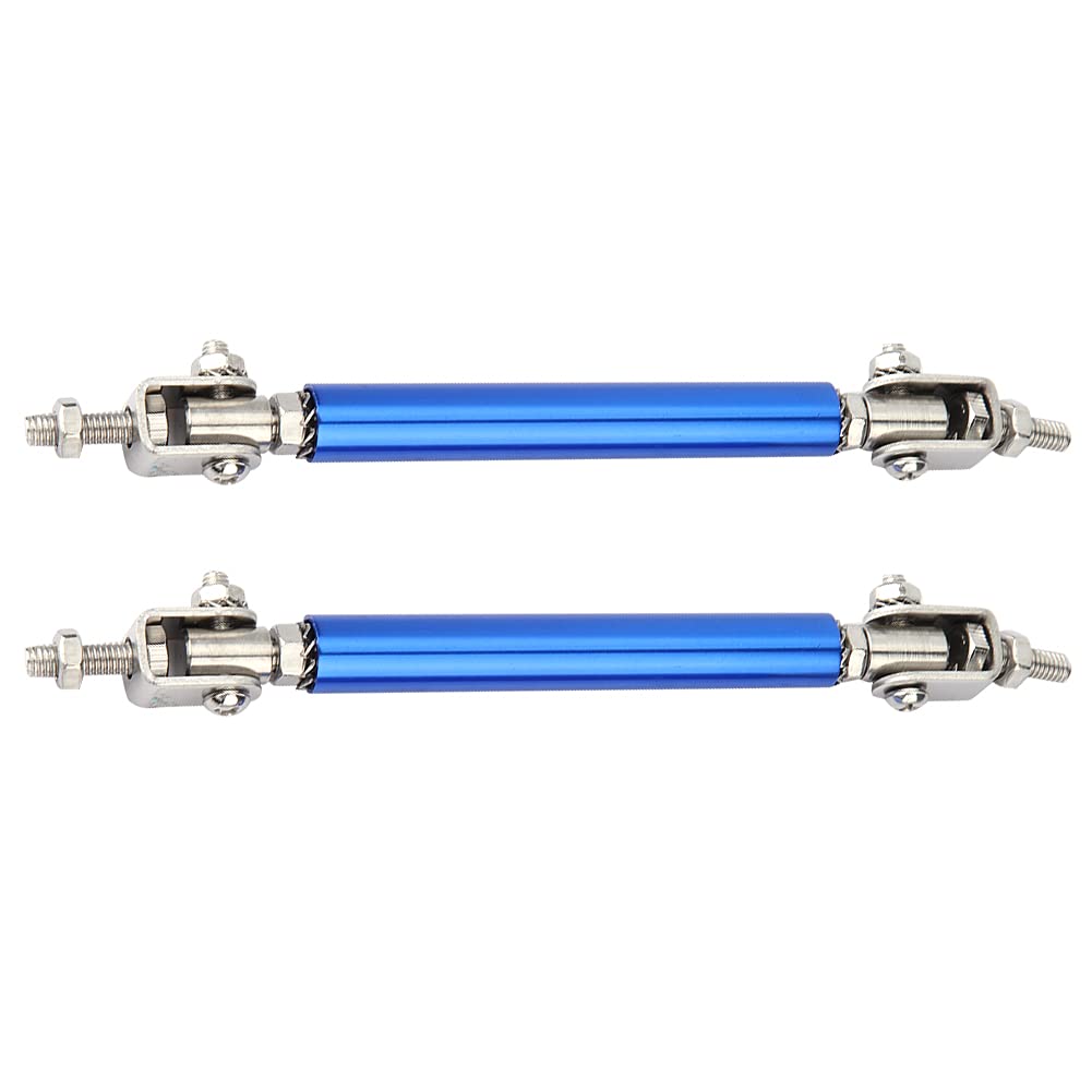 BOROCO 2 Stück 75 Mm Auto-Stoßstangenschutz Lip Rod Splitter Strut Tie Bar Support Vorne Hinten Universal (Blau) von BOROCO