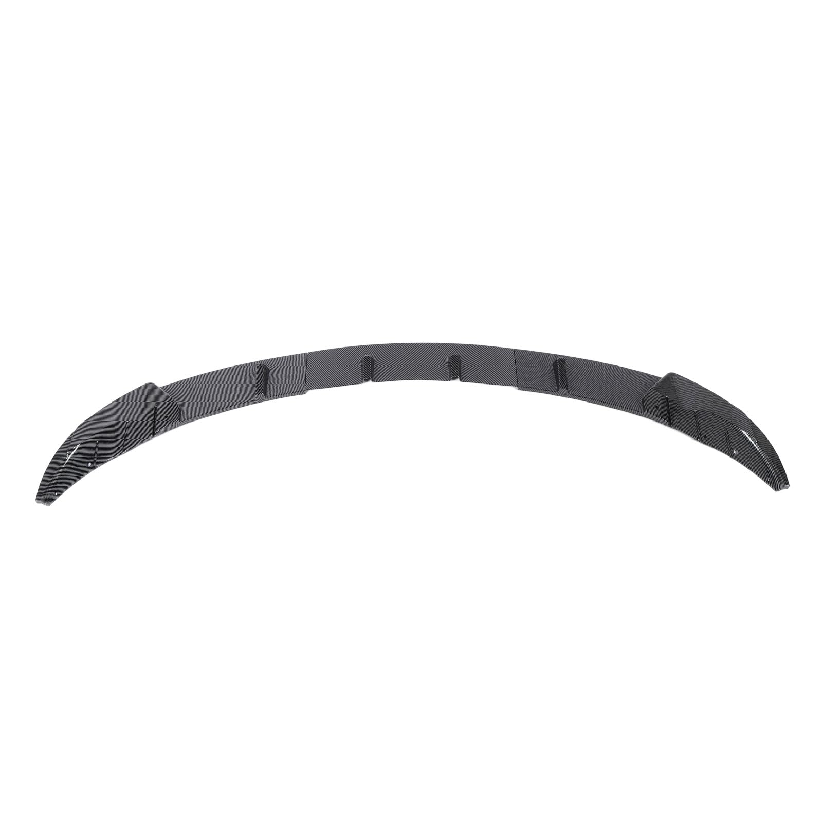 BOROCO Frontstoßstangen-Lippenspoiler, 3 Teile, Verbessert das Sportliche Erscheinungsbild für 5er F10 F11 Standard vor Dem Facelift 2011 Bis 2014 (Carbonfaser-Look) von BOROCO