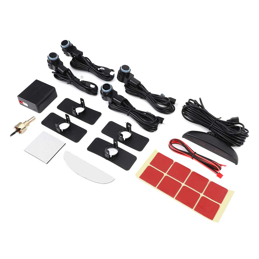 BOROCO Intelligent Parking RadarAlert Kit 4 Sensorsonde LED-Anzeige Automobil-Rückfahrassistenzsystem von BOROCO