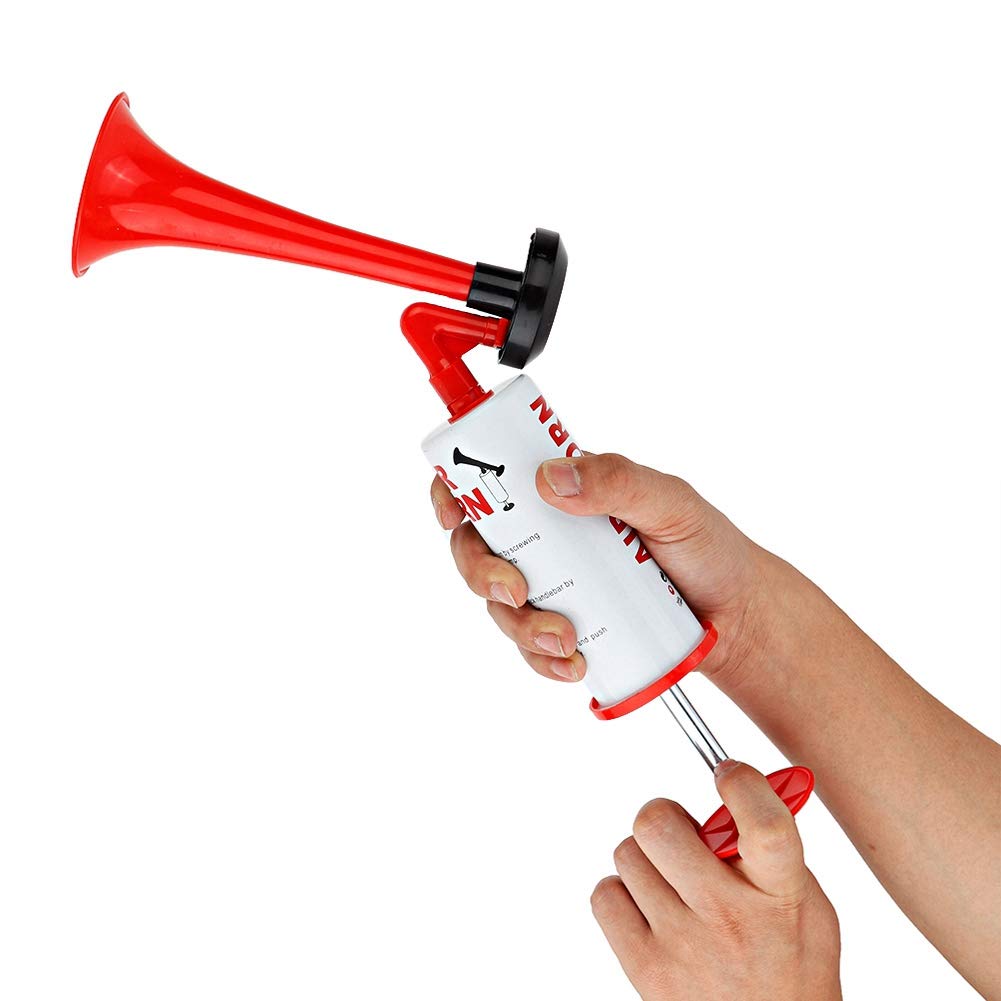 BOROCO air horn Handheld Luftdruck Fanfare Pumpe, Handlufthornpumpe Lauter Geräuscherzeuger für Sicherheitsboot Auto Fussball Sportveranstaltungen von BOROCO