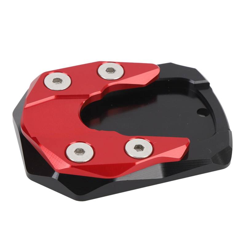 BOROCO Motorrad-Ständer-Verlängerungsplatte, Aluminiumlegierung, Stabile Unterstützung, Sicherer Stand für XMAX 125 250 300 (Rot) von BOROCO