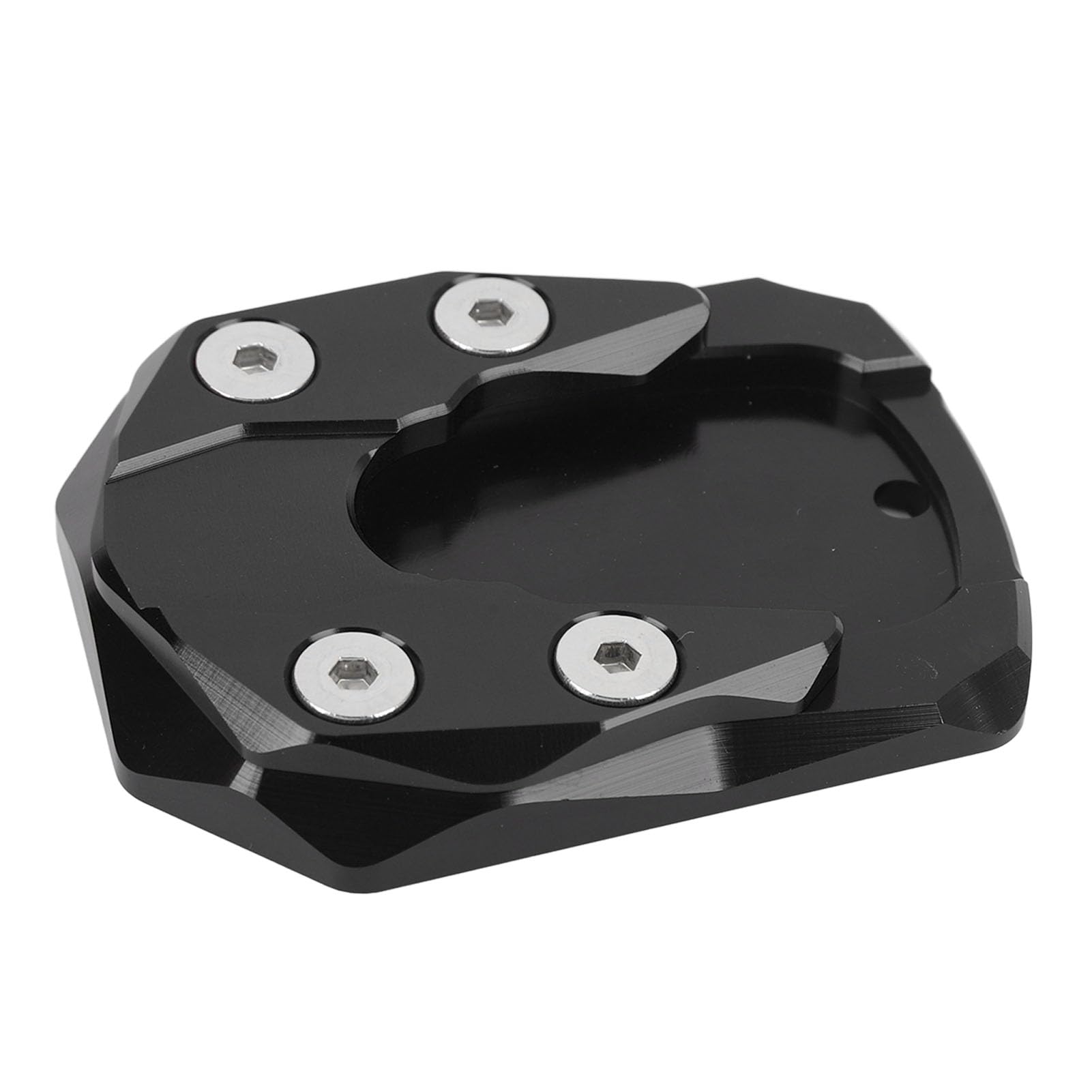 BOROCO Motorrad-Ständer-Verlängerungsplatte, Aluminiumlegierung, Stabile Unterstützung, Sicherer Stand für XMAX 125 250 300 (Schwarz) von BOROCO