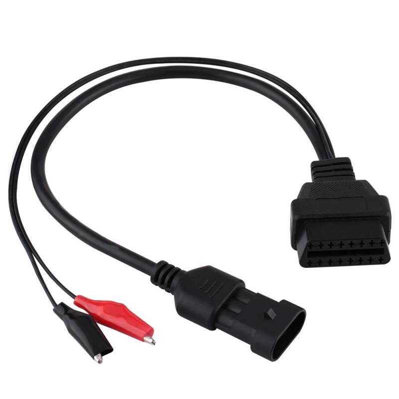 BOROCO OBD2 Diagnose Kabel, 3 Pin auf 16 Pin OBD2 Adapterstecker Diagnosekabel Alfa Lancia Adapterkabel von BOROCO