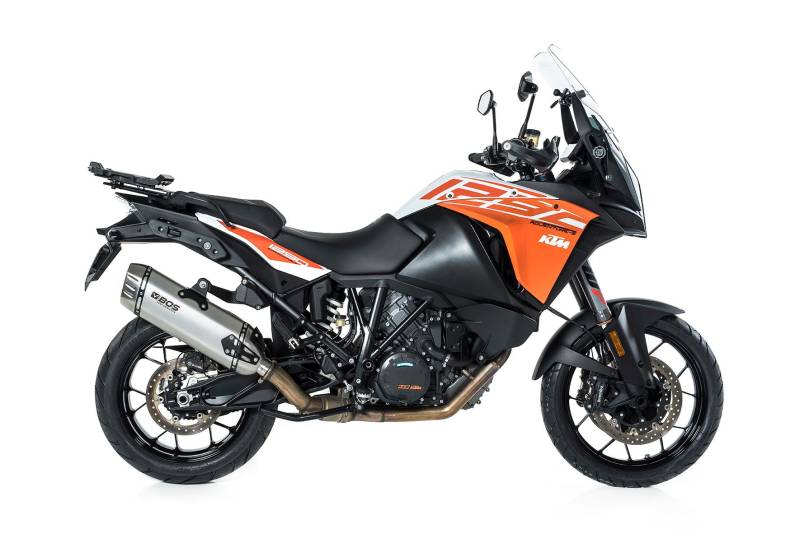 Sport Auspuff BOS Desert Edelstahl matt KTM 1090 Adventure / R  Bj. 2017-2019 EURO-4 +ABE von BOS