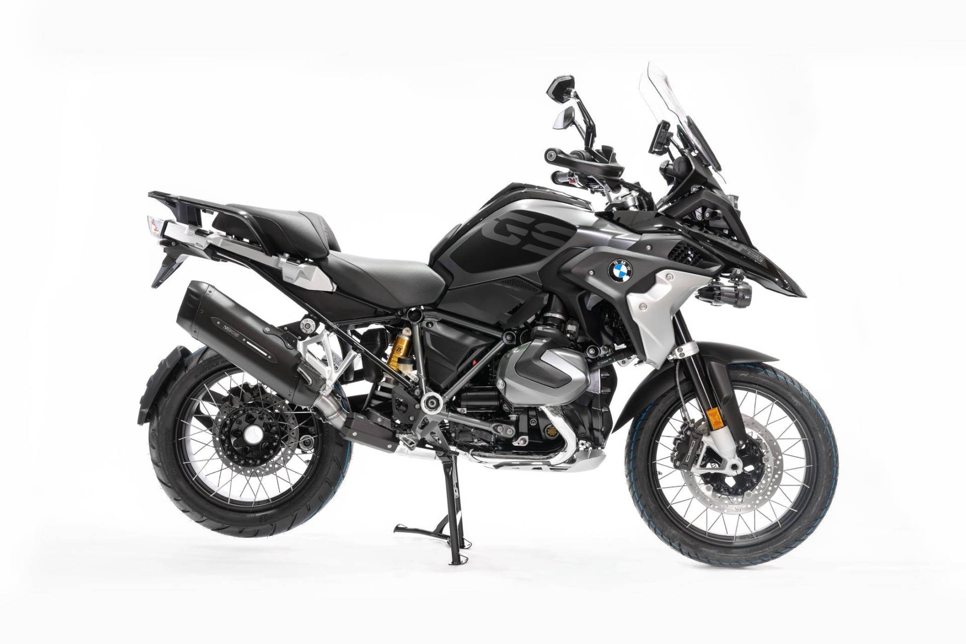 Sport Auspuff BOS Desert Fox BLACK EDITION für BMW R 1250 GS / Adventure Bj. 2018-2020 EURO-4 +ABE von BOS