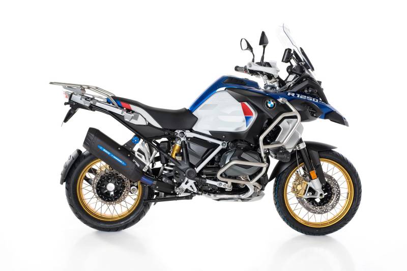 Sport Auspuff BOS Desert Fox BLACK Rally EDITION für BMW R 1250 GS/Adventure Bj.2018-2020 EURO-4+ABE von BOS