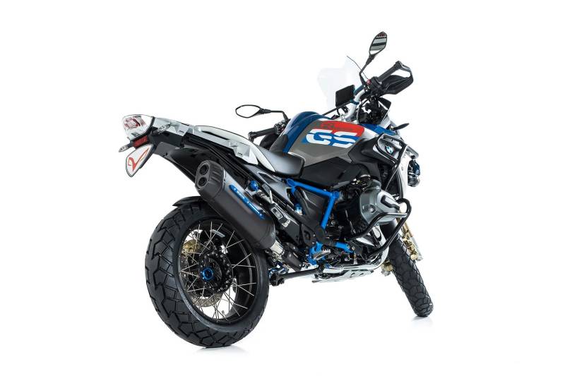 Sport Auspuff BOS Desert Fox BLACK Rallye EDITION BMW R 1200 GS /Adventure Bj. 2017-2018 EURO-4 +ABE von BOS