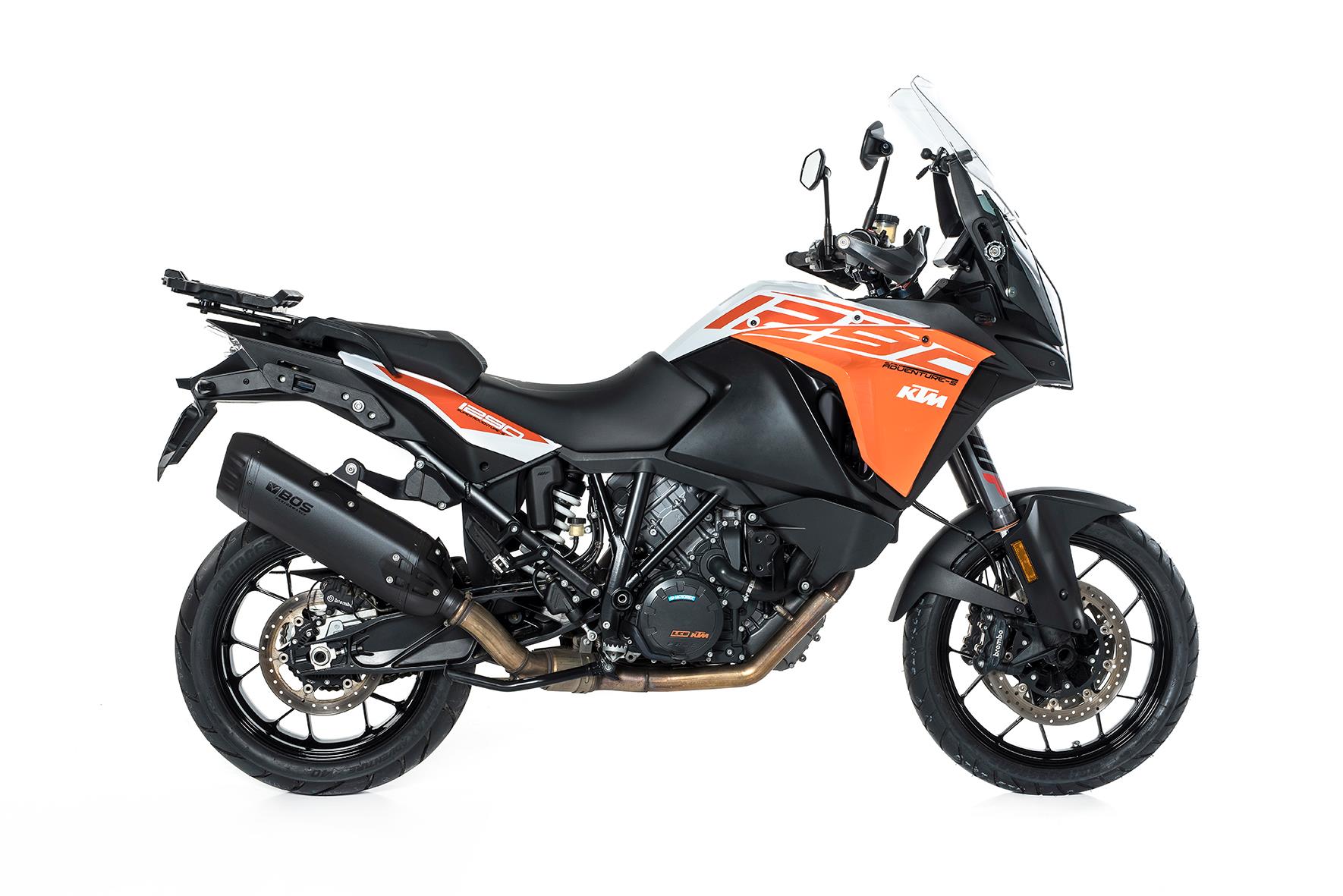 Sport Auspuff BOS Desert Fox EDITION BLACK für KTM 1090 Adventure / R  Bj. 2017-2019 EURO-4 +ABE von BOS