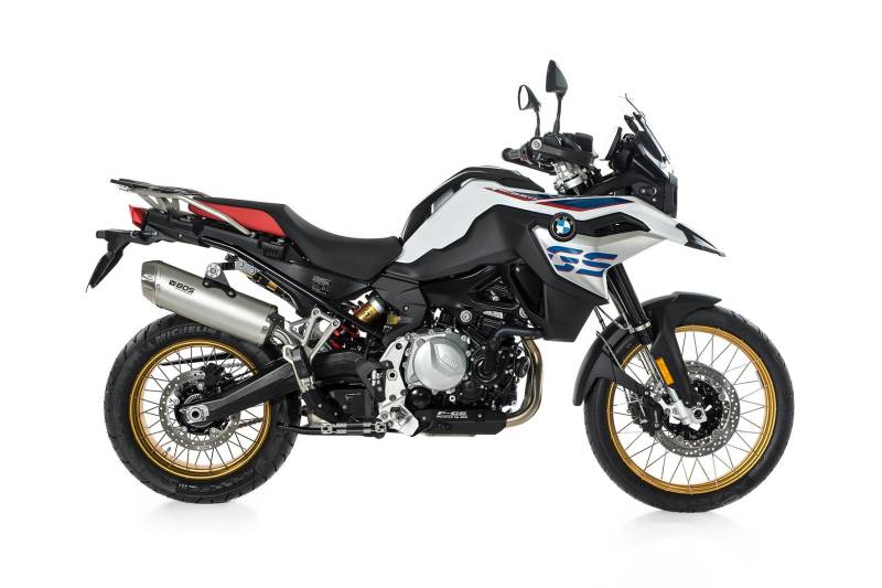 Sport Auspuff BOS Dune Fox Edelstahl matt für BMW F 750 / 850 GS / Adventure Bj. 2018-2020 EURO-4 +ABE von BOS