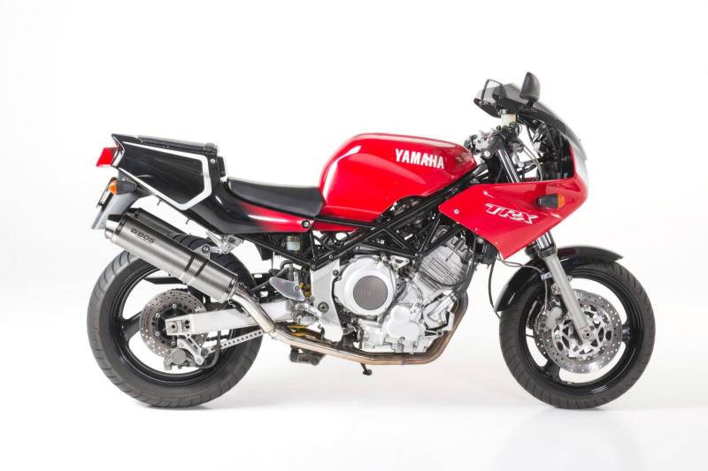 Sport Auspuff BOS Edelstahl gebürstet Yamaha TRX 850 Bj.1995-1999 Typ: 4UN +ABE eintragungsfrei von BOS