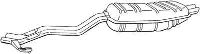 Bosal Endschalldämpfer [Hersteller-Nr. 284-135] für BMW von BOSAL