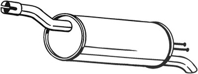 Bosal Endschalldämpfer [Hersteller-Nr. 148-351] für Fiat von BOSAL