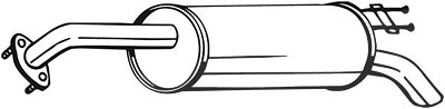 Bosal Endschalldämpfer [Hersteller-Nr. 169-041] für Kia von BOSAL