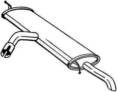 Bosal Endschalldämpfer [Hersteller-Nr. 227-053] für Seat von BOSAL