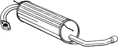 Bosal Endschalldämpfer [Hersteller-Nr. 228-003] für Toyota von BOSAL